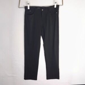 QOR Mens 40x34 Black Performance Commuter Pants Stretch Golf 5 Pocket